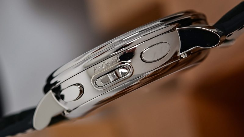 Blancpain’s Grande Double Sonnerie luxury chiming wristwatch with four-note sonnerie, flying tourbillon, skeletonized movement, and 18K gold case.