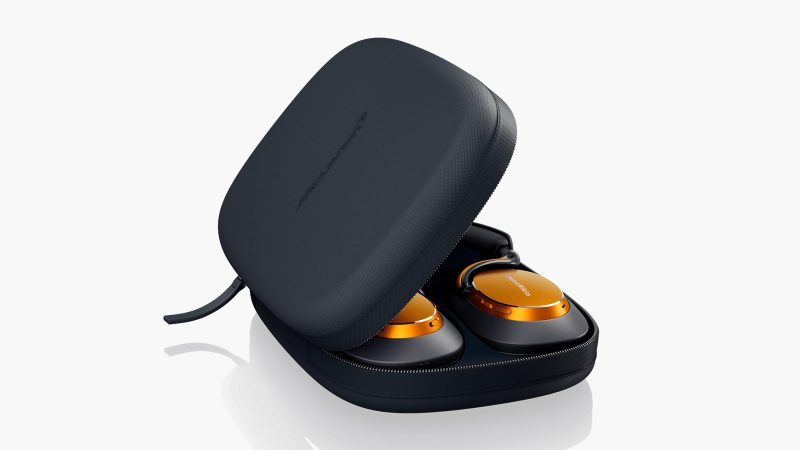 The Bowers & Wilkins Px8 S2 McLaren Edition wireless noise-canceling headphones feature premium McLaren design accents, high-performance audio drivers, and luxury materials.