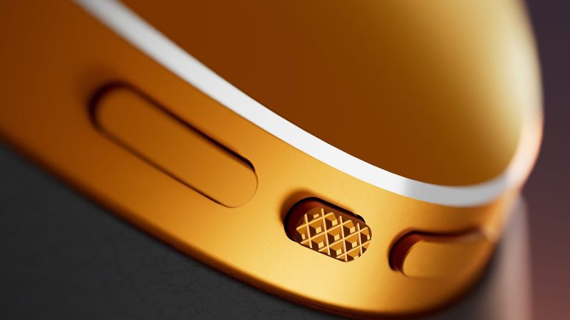 The Bowers & Wilkins Px8 S2 McLaren Edition wireless noise-canceling headphones feature premium McLaren design accents, high-performance audio drivers, and luxury materials.