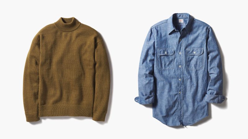 Buck Mason x Anatomica menswear collaboration showcasing heritage-inspired silhouettes, premium materials, and refined tailoring.