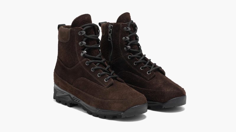 HAVEN Catalyst Boot in Desert Oasis suede with Vibram sole and side zipper.