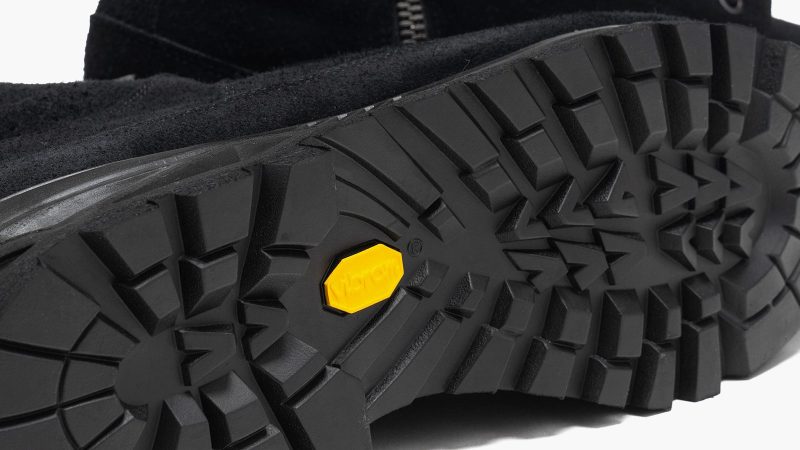 HAVEN Catalyst Boot in Desert Oasis suede with Vibram sole and side zipper.