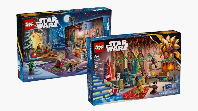 LEGO Star Wars 2025 Advent Calendar features mini builds, characters, and holiday-themed collectibles.