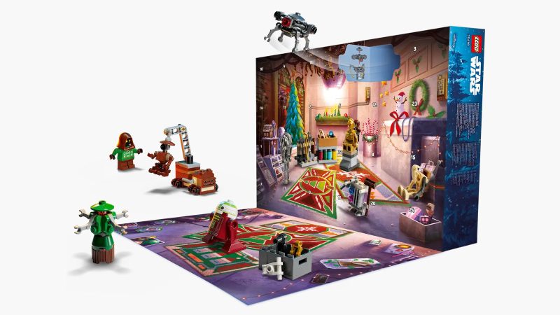 LEGO Star Wars 2025 Advent Calendar features mini builds, characters, and holiday-themed collectibles.