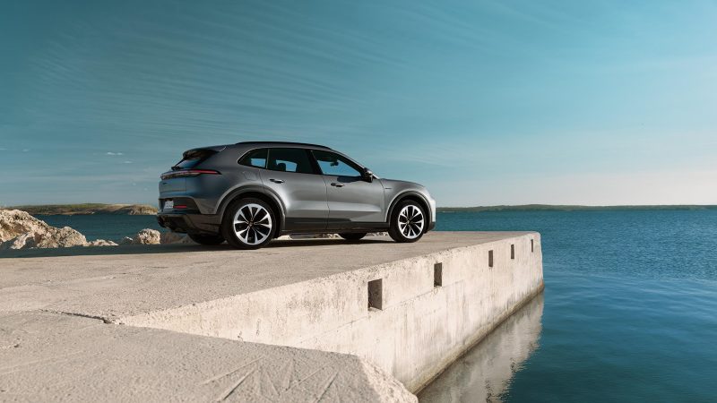 The 2026 Porsche Cayenne Turbo Electric SUV with 1,139 horsepower, aerodynamic design, structural battery pack, and next-generation Porsche EV performance.
