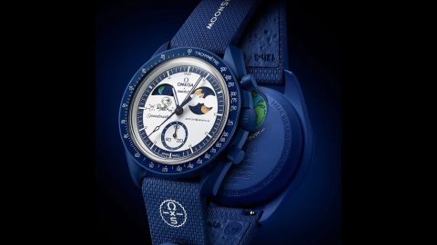 Meet The MoonSwatch With A Beaver-Bitten Moon