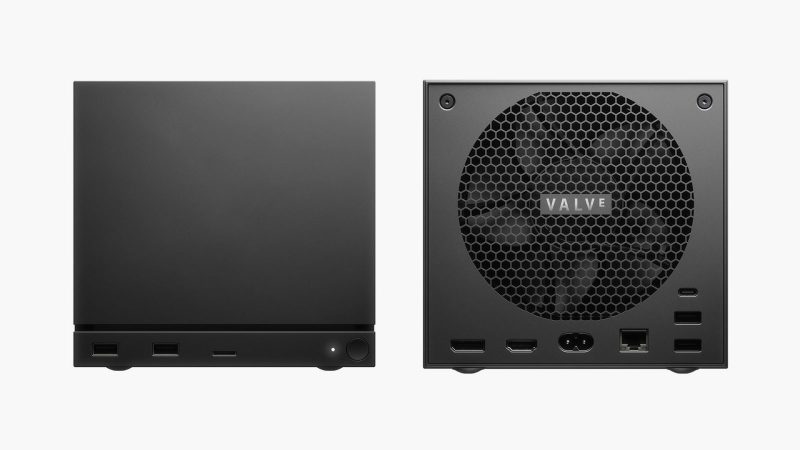 Valve’s Steam Machine compact gaming PC with Steam Deck-inspired hardware designed for living-room setups and high-performance desktop play.