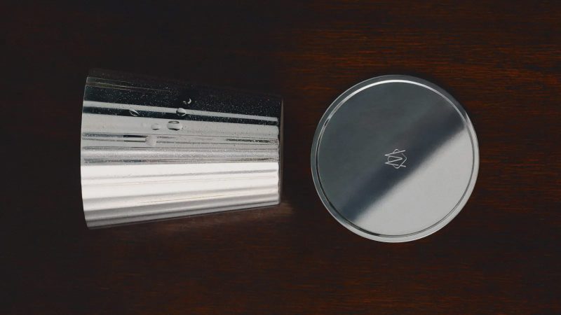 The RIMOWA x Robbe & Berking Cocktail Case features an aluminum shell, handcrafted silver bar tools, and a luxe travel mixology setup.