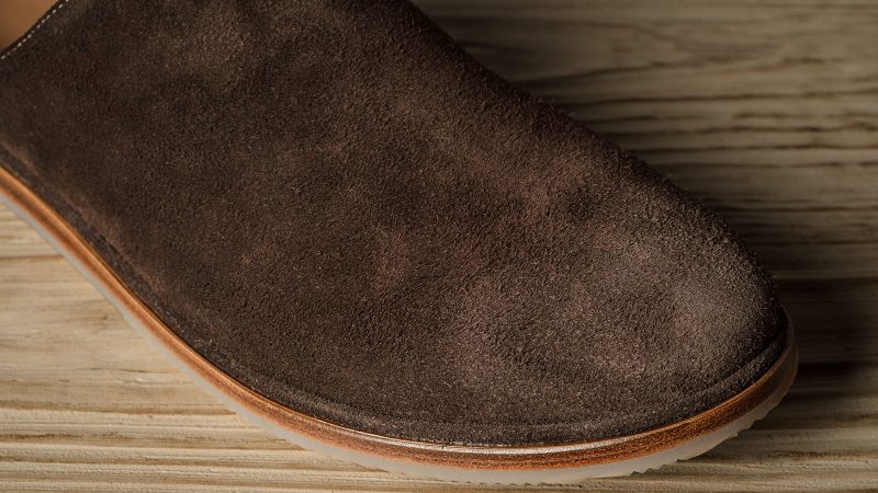 hardgraft Lazy Loafers in Italian suede—slip-on design with soft calfskin lining, buffalo-leather outsole, and minimalist Italian craftsmanship.