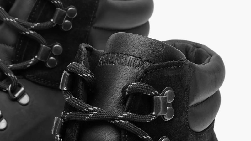 Birkenstock Jackson 2.0 hiking boots with a premium leather upper, cork footbed support, rugged outsole, and weather-resistant design for trail and city use.