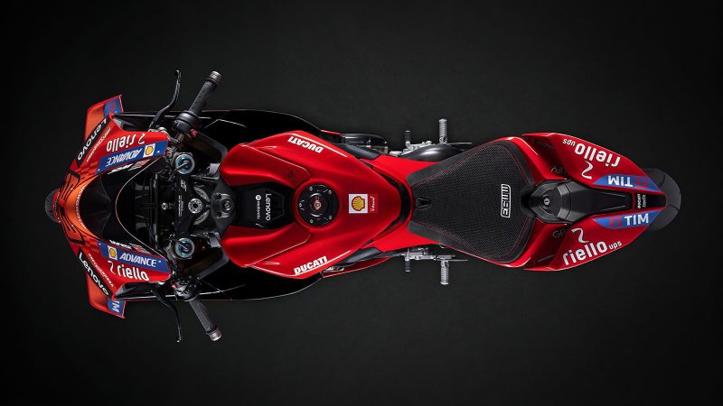 The Ducati Panigale V4 Márquez 2025 World Champion Replica motorcycle with MotoGP-inspired livery, race-spec components, and limited-edition superbike design.