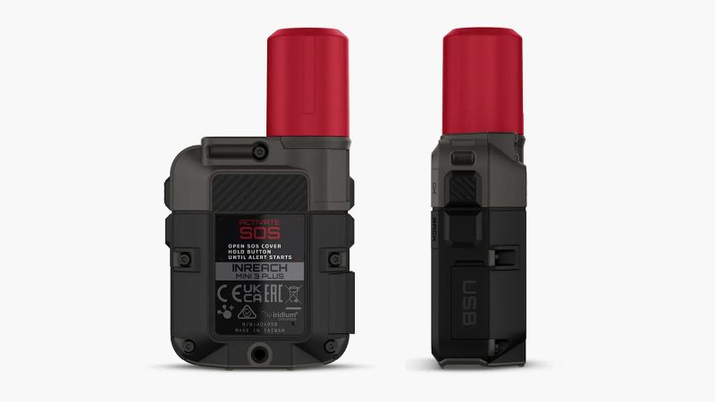 The Garmin inReach Mini 3 Plus compact satellite communicator with global SOS, two-way messaging, GPS tracking, rugged design, and off-grid adventure features
