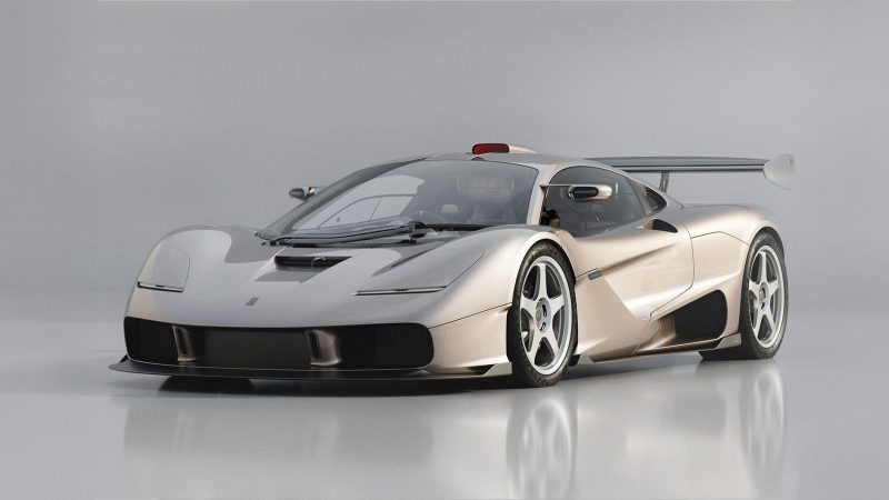 Gordon Murray S1 LM hypercar chassis #1, record-breaking $20.63M auction sale, bespoke design with Cosworth V12 engine, limited run of five Gordon Murray Automotive vehicles.