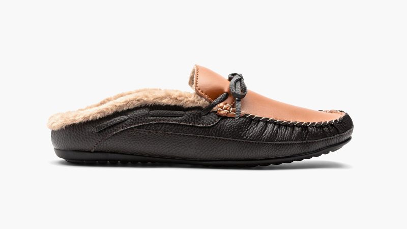 Line of Trade’s Grizzly Cabin Slipper features rugged construction, insulated lining, durable outsole, and cabin-ready indoor outdoor slipper design.