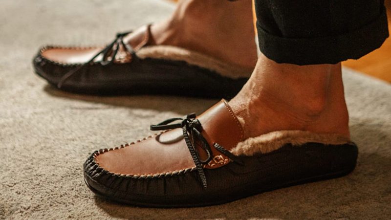 Line of Trade’s Grizzly Cabin Slipper features rugged construction, insulated lining, durable outsole, and cabin-ready indoor outdoor slipper design.