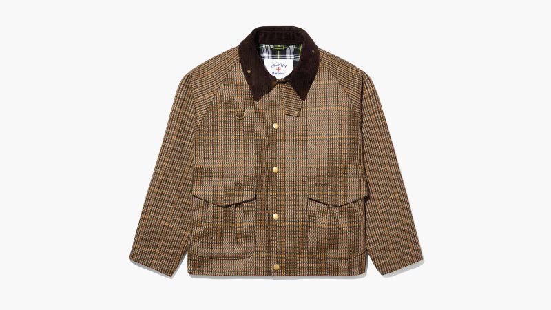 The NOAH x Barbour collection features modern waxed jackets and heritage outerwear, blending British craftsmanship with contemporary streetwear style.