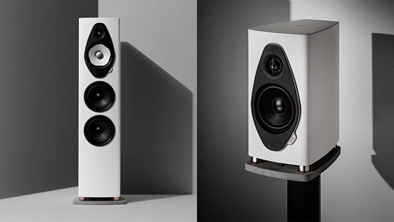 Sonos Sonetto White Limited Edition speakers featuring minimalist white finish, premium hi-fi sound, and modern luxury home audio design.