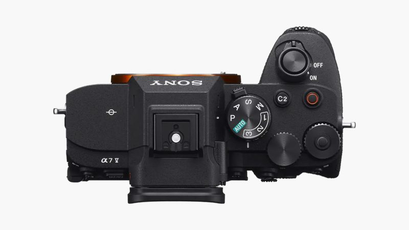 The Sony Alpha 7 V full-frame mirrorless camera with a 33MP partially stacked Exmor RS sensor, AI autofocus, BIONZ XR2 processor, 7K oversampled 4K video, and advanced tracking.