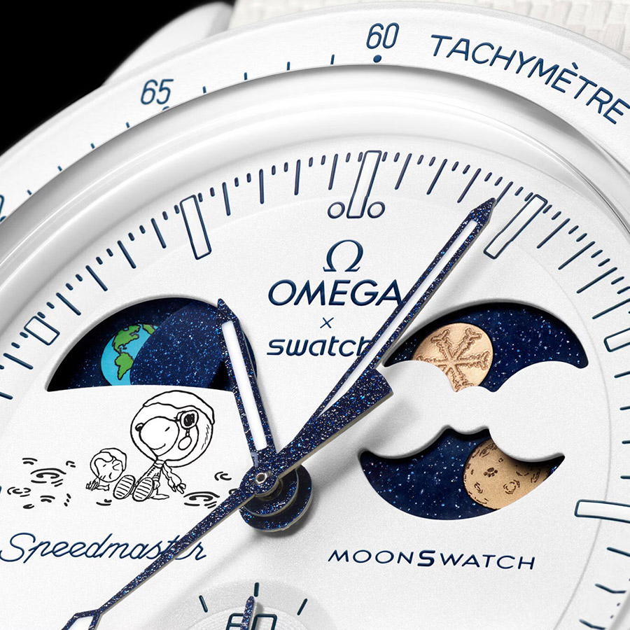 Swatch MISSION TO EARTHPHASE - MOONSHINE GOLD (Cold Moon)