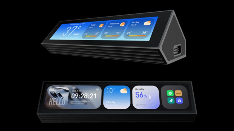 The UltraBar X modular desktop smart hub features expandable modules, cable management, multi-device charging, and a premium, minimalist workspace design.