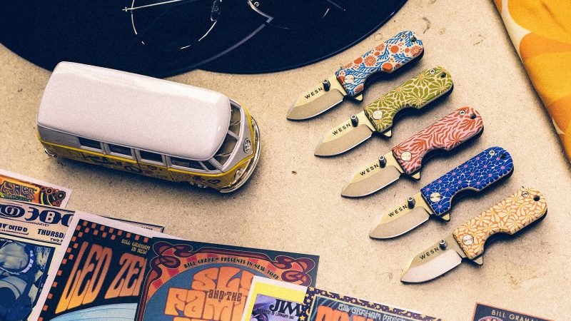 WESN’s Groovy Collection is a retro-inspired EDC knife set featuring ’70s colorways, premium materials, and modern precision engineering.