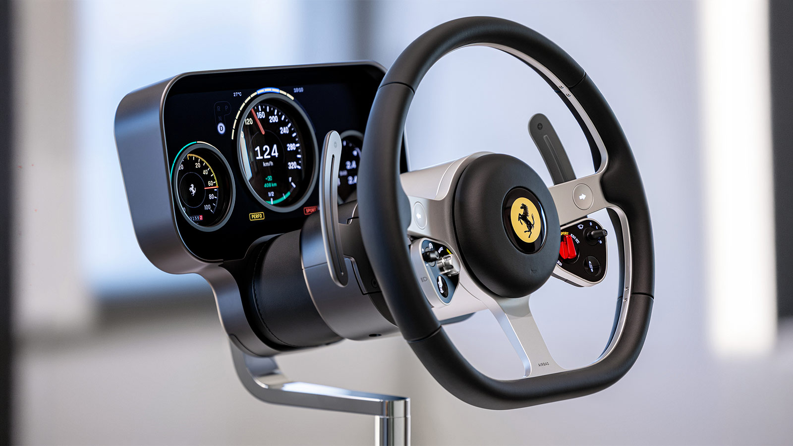 Ferrari Luce Introduces a Radical New Interior Interface