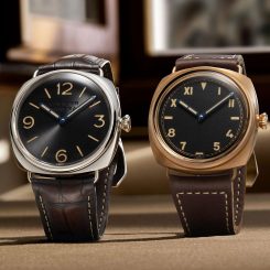 Panerai’s Radiomir Experience Set pairs bronze and platinum watches
