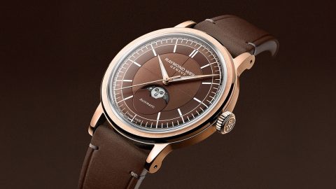 Raymond Weil Adds Warm Brown to Its Award‑Winning Millesime Moonphase