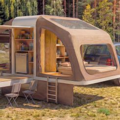 Wingcube Camper Concept Transforms Into a Two‑Bedroom Tent