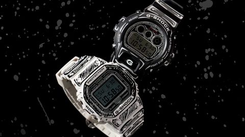 Casio G‑Shock x Joshua Vides Sketches 2D on 3D Icons