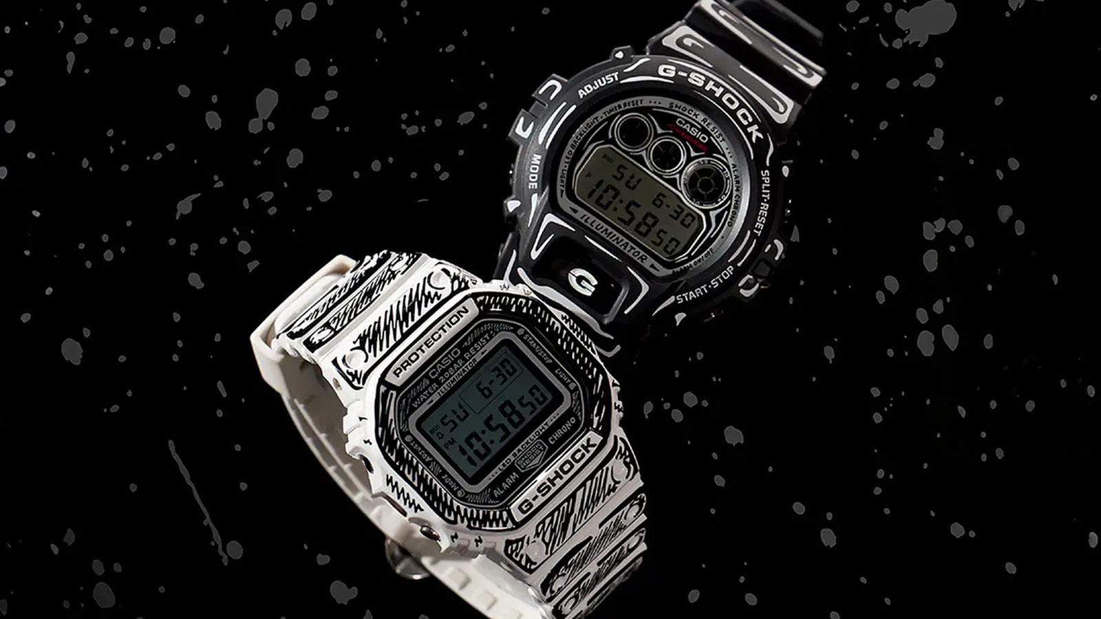 Casio G‑Shock x Joshua Vides Sketches 2D on 3D Icons