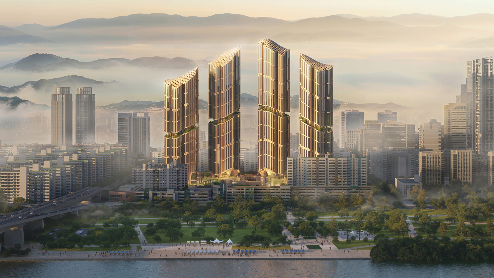 Heatherwick Studio Reveals Residential Towers and Sky Gardens for Seoul’s Daegyo Apartments
