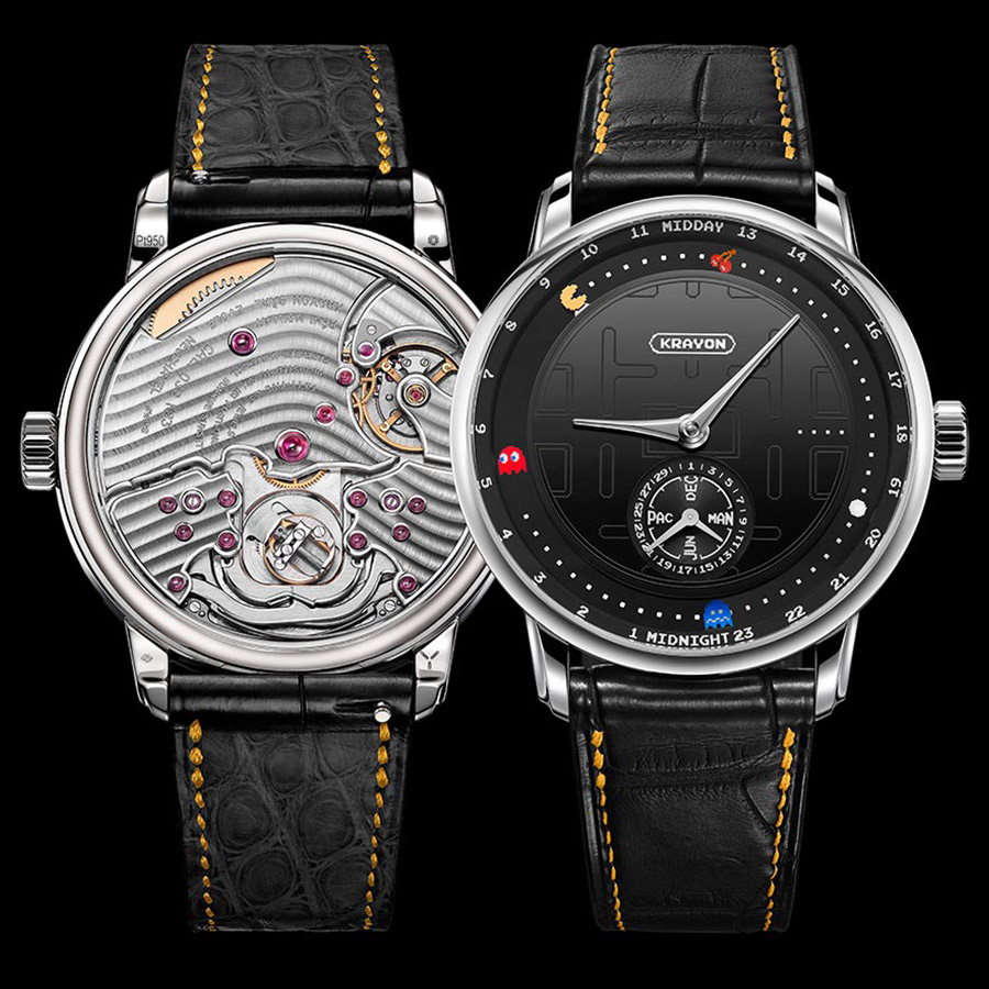 Krayon’s Pac‑Man Watch Turns Sunrise and Sunset into a Playful Game