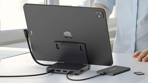 Satechi Combines a Foldable Stand and USB‑C Hub for iPad Power Users