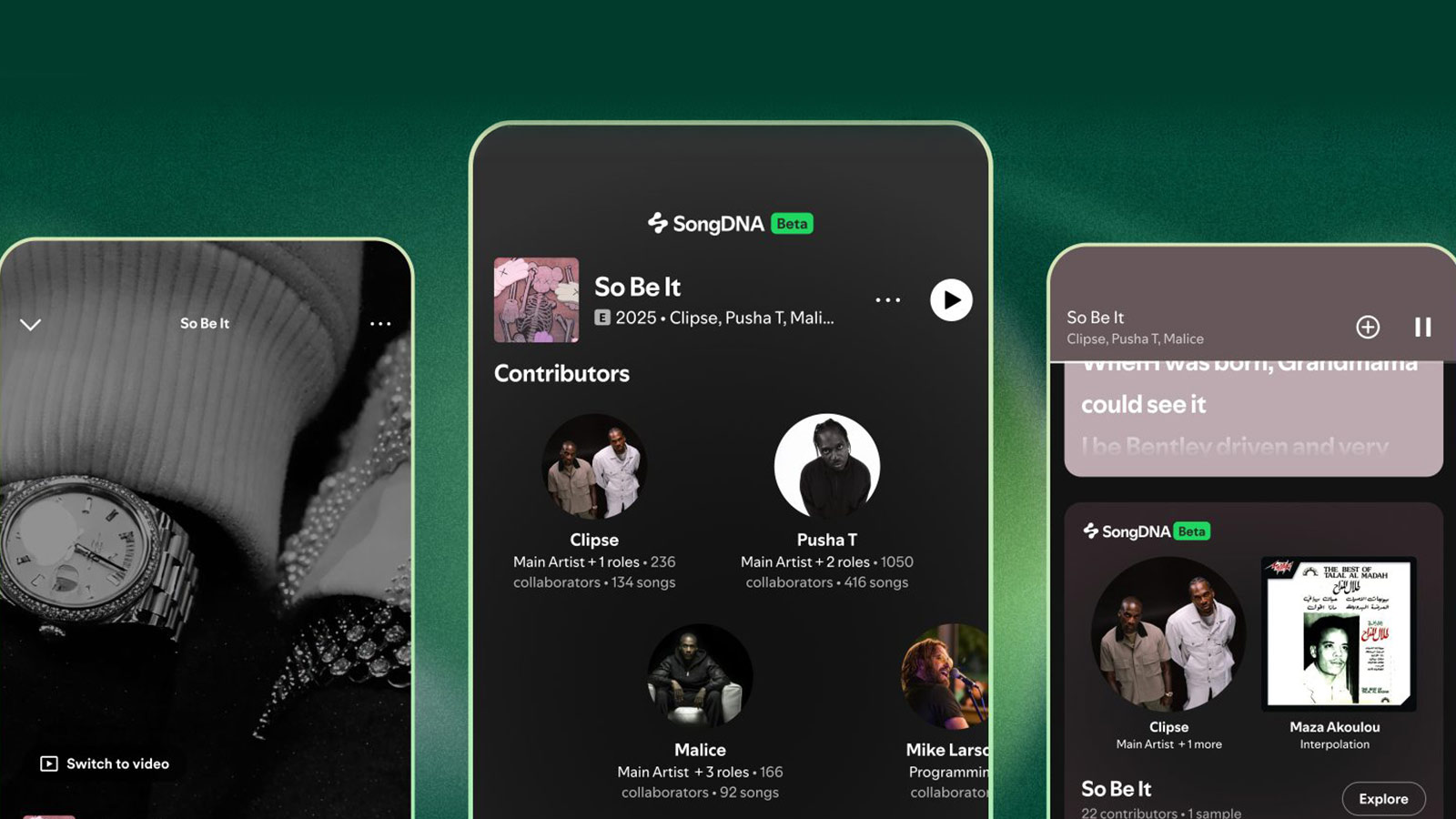 Spotify’s SongDNA Illuminates Hidden Collaborators and Samples