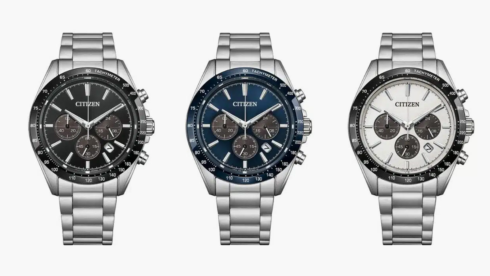 Citizen Unveils Trio of Eco-Drive Solar Chronographs for Japan