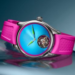 H. Moser & Cie. Pioneer Tourbillon Miami Adds Tropical Flair to Haute Horology