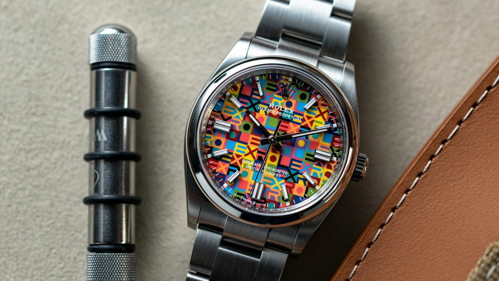 Rolex Oyster Perpetual 36 Turns the Dial Into a Canvas