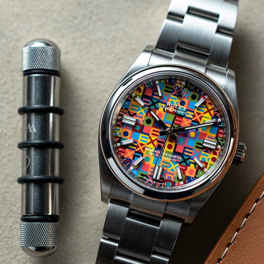 Rolex Oyster Perpetual 36 Turns the Dial Into a Canvas