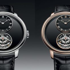 Arnold & Son Ultrathin Tourbillon Onyx Edition Embraces Dark Elegance