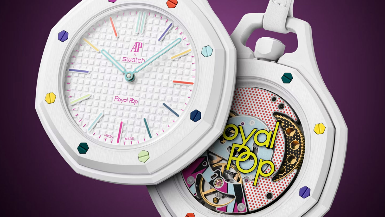 Audemars Piguet x Swatch Revive the Pocket Watch with Royal Pop