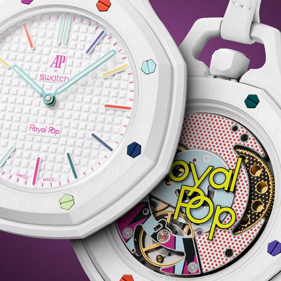 Audemars Piguet x Swatch Revive the Pocket Watch with Royal Pop