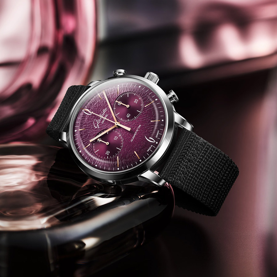 Glashütte Original’s Sixties Chronograph Turns Purple