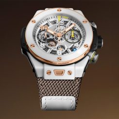 Hublot Unveils Big Bang Reloaded Kylian Mbappé in White Ceramic and King Gold