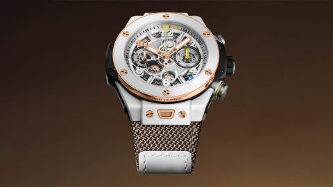 Hublot Unveils Big Bang Reloaded Kylian Mbappé in White Ceramic and King Gold