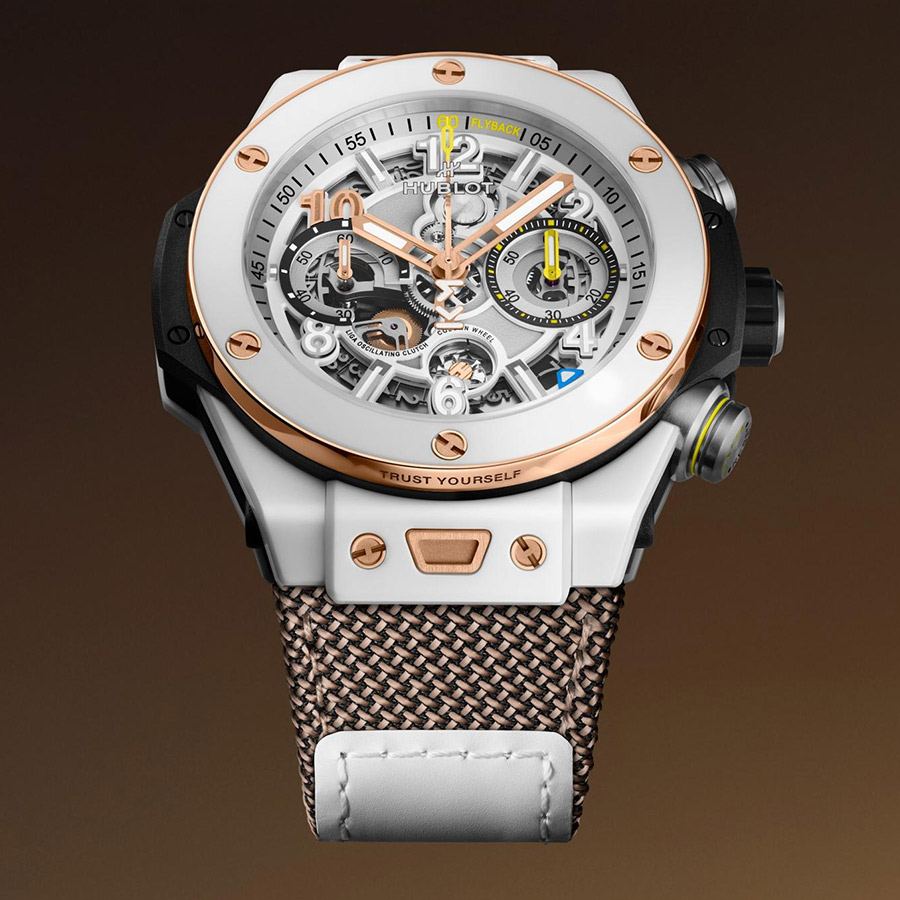 Hublot Unveils Big Bang Reloaded Kylian Mbappé in White Ceramic and King Gold