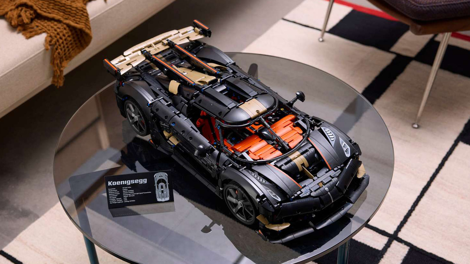 LEGO Technic Koenigsegg Sadair’s Spear Arrives With a Record-Breaking Full-Scale Twin