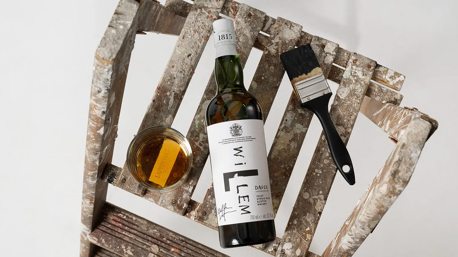 Laphroaig Teams with Willem Dafoe on a Sherry‑Finished 14‑Year Whisky