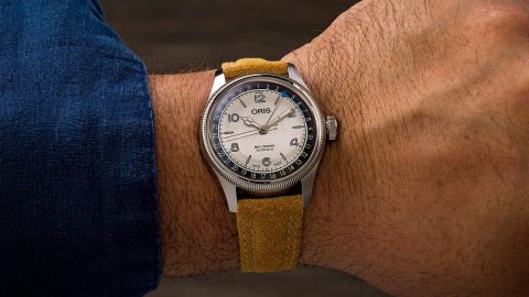 Oris Big Crown Lou Gehrig Edition Honors the Iron Horse in Blue