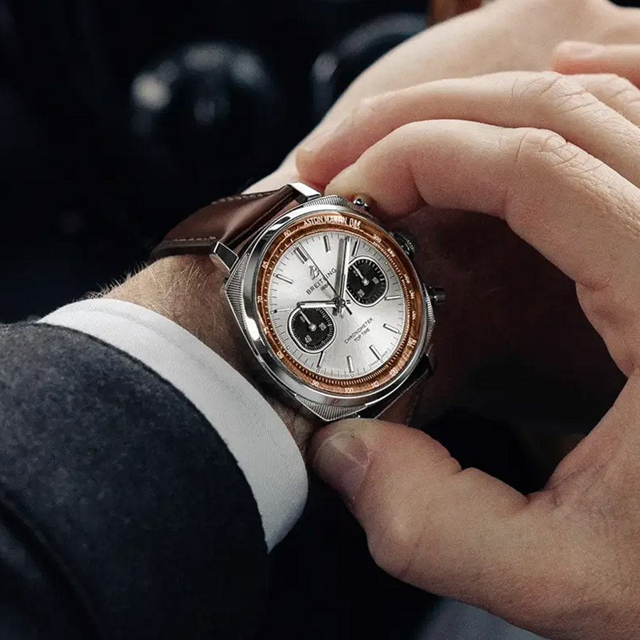 Breitling Gives the DB5 a Wood-Trimmed Top Time